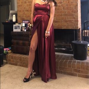Red prom dress